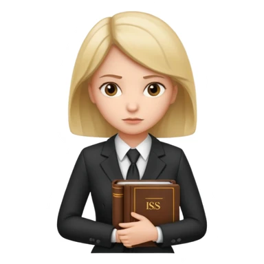 girl lawyer sticker
