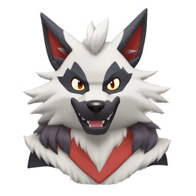  Incineroar Zoroark Zigzagoon Lycanroc Fakemon sticker