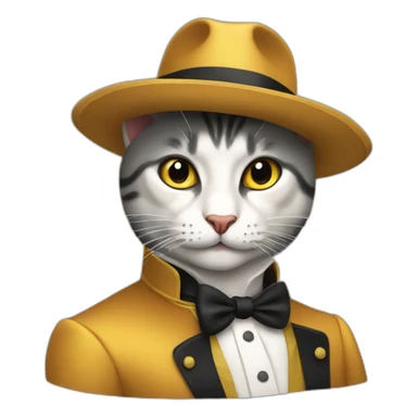 Gato teatrero sticker