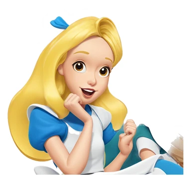 playful duo in quirky attire sticker