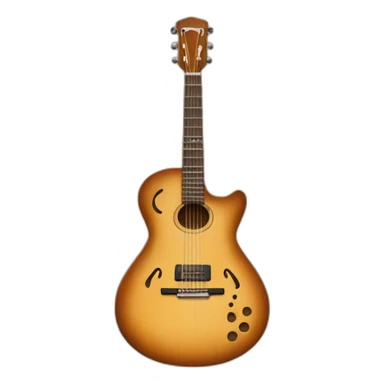 Musiker-klassik guitar emoji sticker