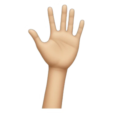 A hand that consults about something sticker