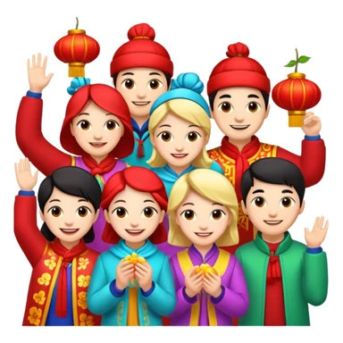 spring festival sticker