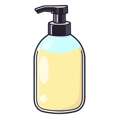 Vanilla bubble bath bottle sticker