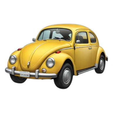 fusca quebrado sticker