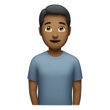 A person saying "I love you" sticker