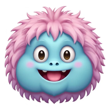 Candy Monster – a tiny pastel-colored monster.  sticker