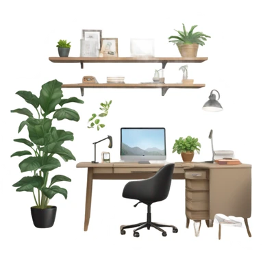 modern home office decorations sticker