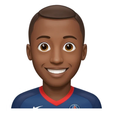 Matuidi's face smiling PSG colors sticker