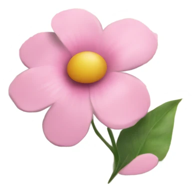 Realistic Open book with light pink flower inside sticker