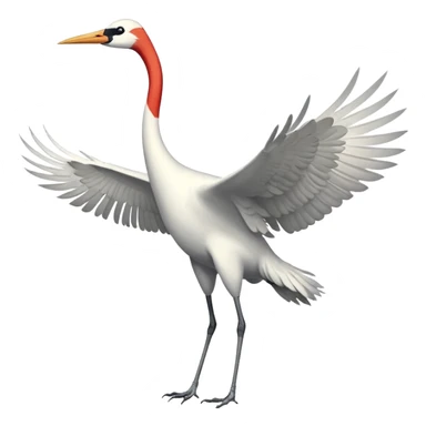  bird crane flies sticker