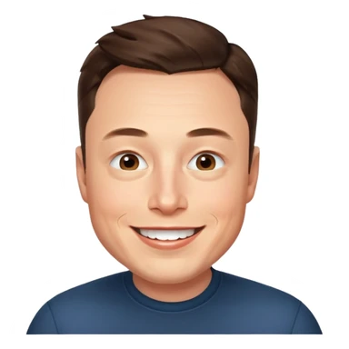 elon mask sticker