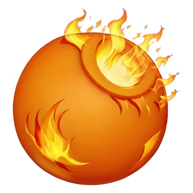carita fuego sticker