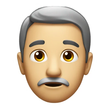 pensive face sticker