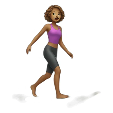 30 years old girl surfing in the city sticker