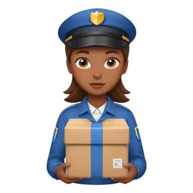 delivery girl sticker