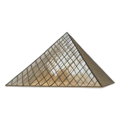 Paris Pyramide du Louvre sticker