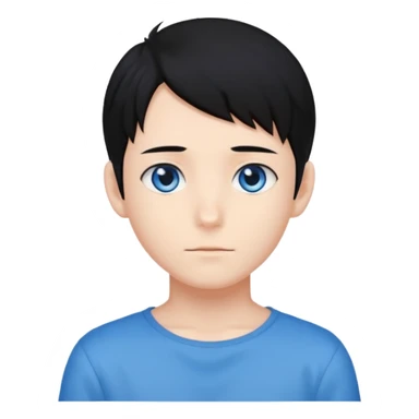 Naruto Anime style boy head no band head sticker