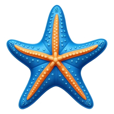starfish toy mold sticker