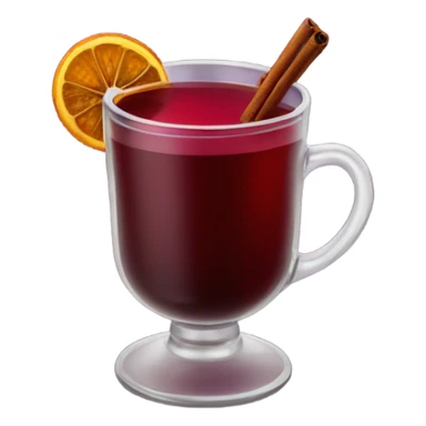 Mulled wine with star anise sticker