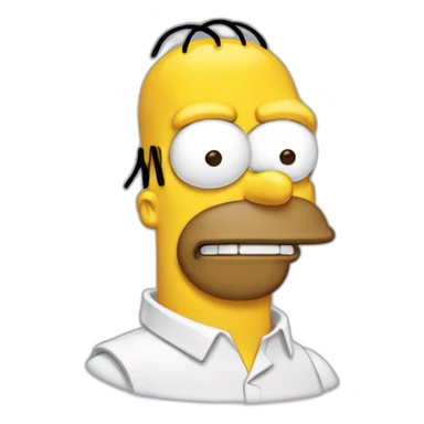 Homer simpsone sticker