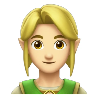 Link of zelda my black sticker