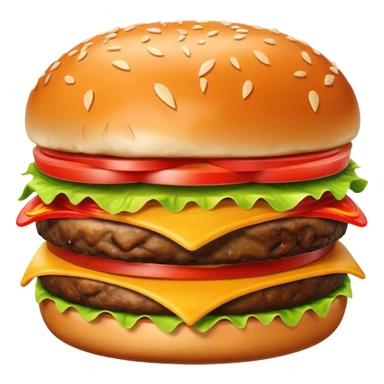 Very ugly rotten burger sticker