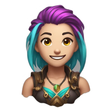 jinx league of legends sticker
