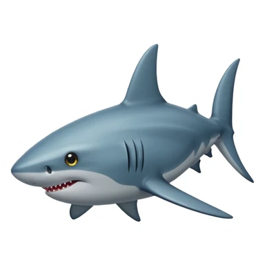 Requin avec une étoile dans 1 oeil sticker