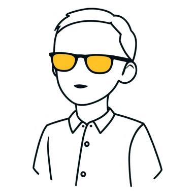 Me wearing sun glasses  sticker