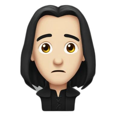 displeased severus snape sticker