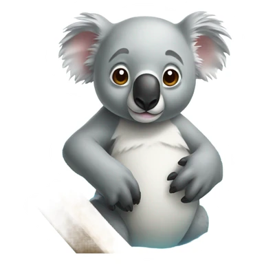 Koala and a pool  sticker