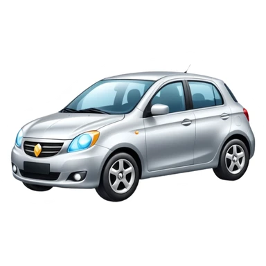 sparkling clean car with a sparkle effect sticker