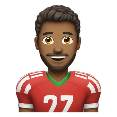 football supporter sticker