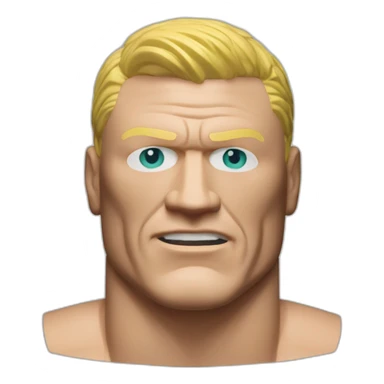Brock Lesnar action figure sticker