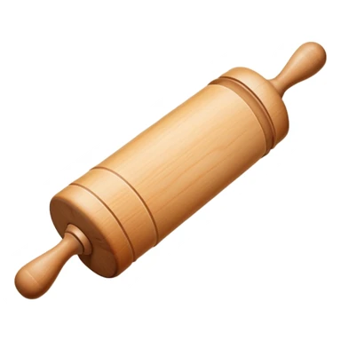 one rolling pin w/ two handles sticker