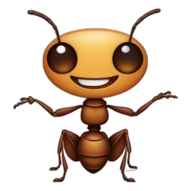 ant had smile sticker