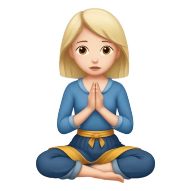 Girl on her knee’s begging  sticker