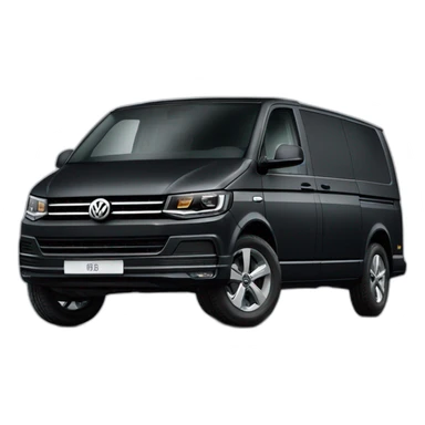 Black VW Multivan T6 sticker