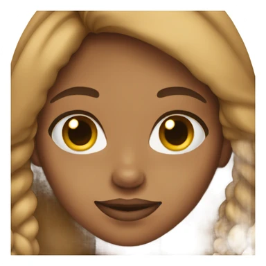 Light Browne skin girl sticker