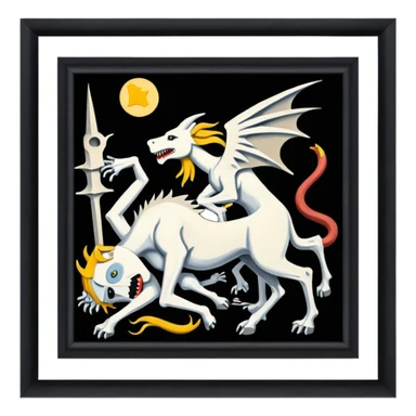 Guernica in painting frame
















 sticker