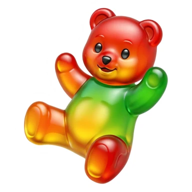 Gummy bear sticker