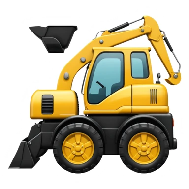 Retroexcavadora sticker