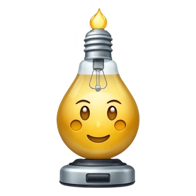 Gera emoji de lamparina de enfermagem  sticker