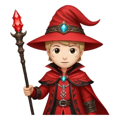 final fantasy red mage sticker
