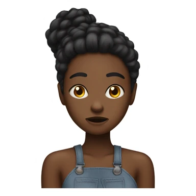 Black girls mad at her boyfriend  sticker