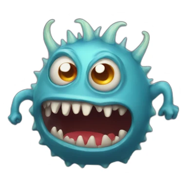 panic monster sticker