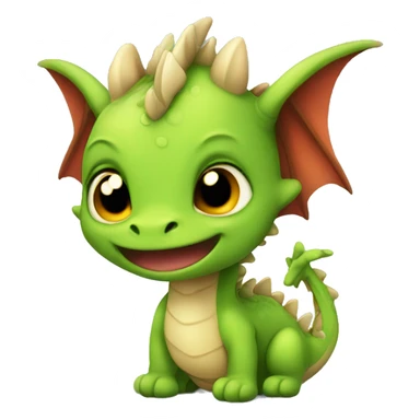 cute baby dragon sticker