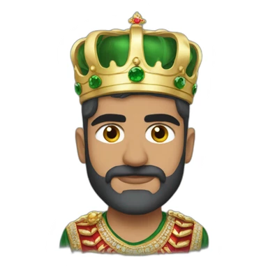 Babar azam with crown sticker