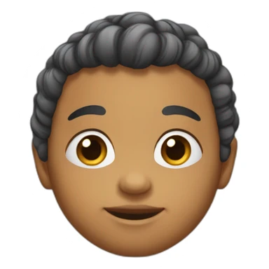 Bébé avec beaucoup de cheveux sticker